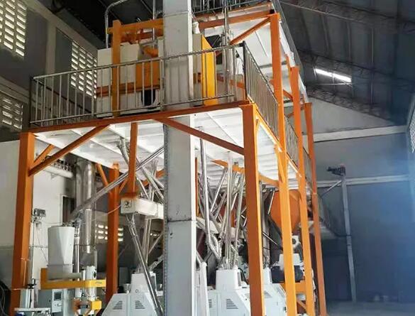 Steel Frame Maize Flour Mill Plant