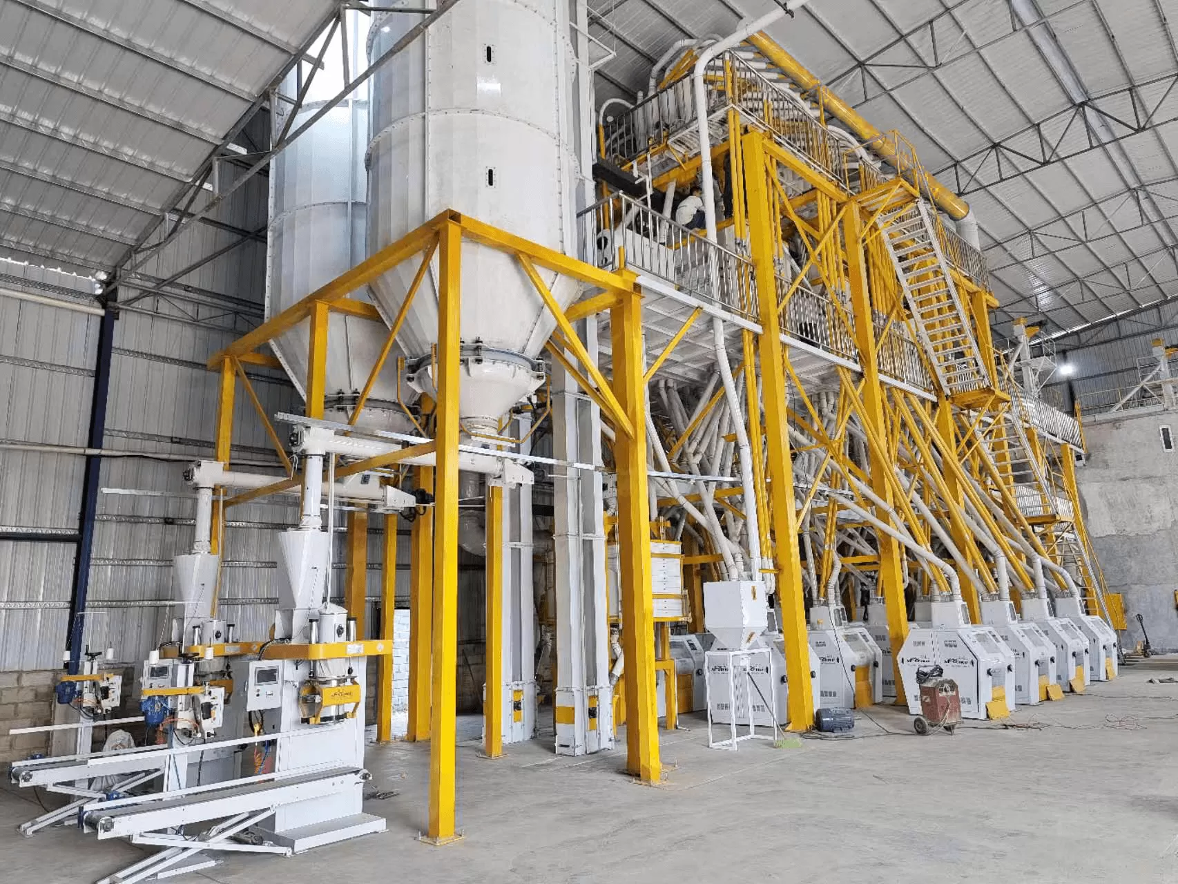 Flour Mill Solution For Steel Structure Flour Milling Plant